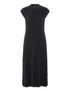 Calvin Klein Plisse Maxi Dress Svart