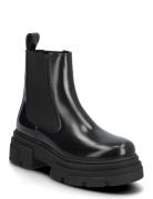 Tommy Hilfiger Th Shiny Leather Chelsea Svart