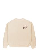 Prohibited Initial Knit Sweater Kräm