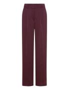 Dante6 Dante6-Jules Creased Satin Pants Burgundy