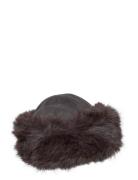 Weekday Faux Fur Hat Brun