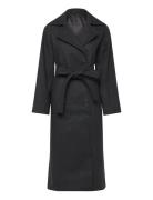 Weekday Over D Wool-Blend Double-Breasted Coat Grå