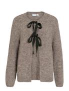 Vila Vibows L/S Knit Cardigan/Ln Brun