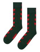 Happy Socks Bow Sock Khaki Green