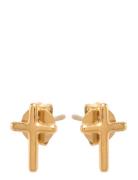 Edblad Spirit Cross Studs Gold Guld
