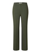 Selected Slfrita Mw Wide Pant Mel Noos Khaki Green
