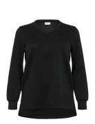 Kaffe Curve Kcannita Sweatshirt Svart