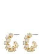 SNÖ Of Sweden Envy Small Oval Ear G/Clear - Guld