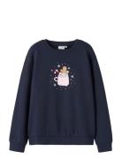Name It Nkfvismas Ls Nreg Sweat Bru Marinblå
