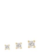 SNÖ Of Sweden Siri Mini Ear Set G/Clear - Guld