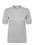 Saint Tropez Milasz Ss Pullover Grå