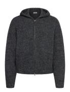 Weekday Boxy Woolblend Hoodie Grå