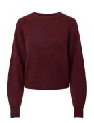 YAS Yasjohi Ls Wool Blend Pullover S. Noos Burgundy