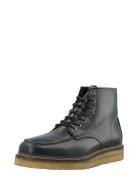 Bianco Biajesper Moc Toe Boot Waxed Leather Svart