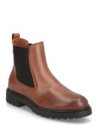 Tommy Hilfiger Th Leather Cleated Chelsea Brun