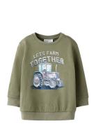 Name It Nmmnash Ls Nreg Swe Bru Khaki Green