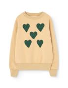 THE ANIMALS OBSERVATORY Hearts Soft Brown Bear Sweatshirt Gul