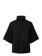 YAS Yasemila 2/4 Wool Knit Pullover S. Noos Svart