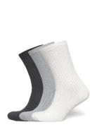 Weekday 3-Pack Rib Socks Multi/patterned