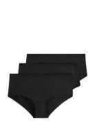 Lindex Brief Polly Reg Micro 3 Pack Svart