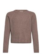 Name It Nkfrikine Ls Short Knit Pullover Pb Brun