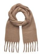 Pieces Pclulu Solid Long Scarf Pwp Bc Beige