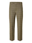 Selected Slhrelaxed-Oasis Sun Chk Trs Brun