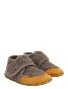 En Fant Wool Slippers W. Suede Brun