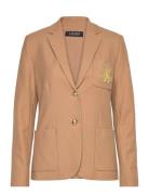 Lauren Ralph Lauren Bullion Jacquard Blazer Beige