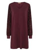 Culture Cuchabrina Sequins Dress Burgundy