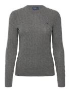 Polo Ralph Lauren Cable Wool-Cashmere Crewneck Sweater Grå