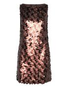 Lauren Ralph Lauren Calmsden Sequin-Cocktail Dress Brun