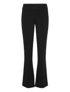 Bubbleroom Soft Suit Flared Trousers Svart