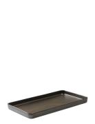 Aida Raw Metallic Brown - Rectangular Dish Brun