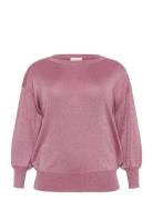Kaffe Curve Kcregitta Knit Pullover Rosa