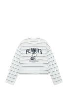 Mango Snoopy Embroidered T-Shirt Blå