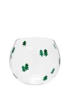 Anna + Nina Christmas Forest Tealight Holder Grön