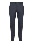 Selected Slhslim-Theo Wool Blend Trs Flex Noos Marinblå