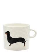 Anna + Nina Dachshund Mug Kräm