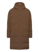 Revolution Long Puffer Jacket Brun