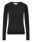 G-Star Slim Rib Keyhole R T L\S Wmn Svart