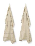 STUDIO FEDER Penny Tea Towel 2- Pack Beige