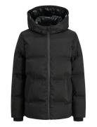 Jack & J S Jjkaito Puffer Jacket Ln Jnr Svart