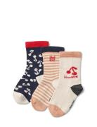 Liewood Silas Socks 3-Pack Multi/patterned