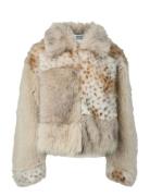 Pieces Pcplush Short Fluffy Jacket Multi/patterned