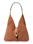 Michael Kors Md Buckle Hobo Shldr Brun
