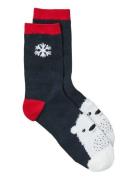 Vero Moda Vmelf Socks Xmas Marinblå