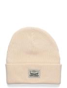 Levi's® Womens Backpatch Beanie White Kräm