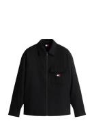 Tommy Jeans Tjm Padded Tech Cord Overshirt Svart