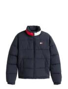 Tommy Jeans Tjw Ess Puffer Flag Jacket Ext Marinblå
